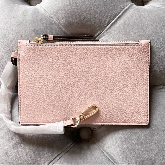 Calvin Klein Pouch Wristlet Catchall Cosmetic Pouch - Picture 2 of 5